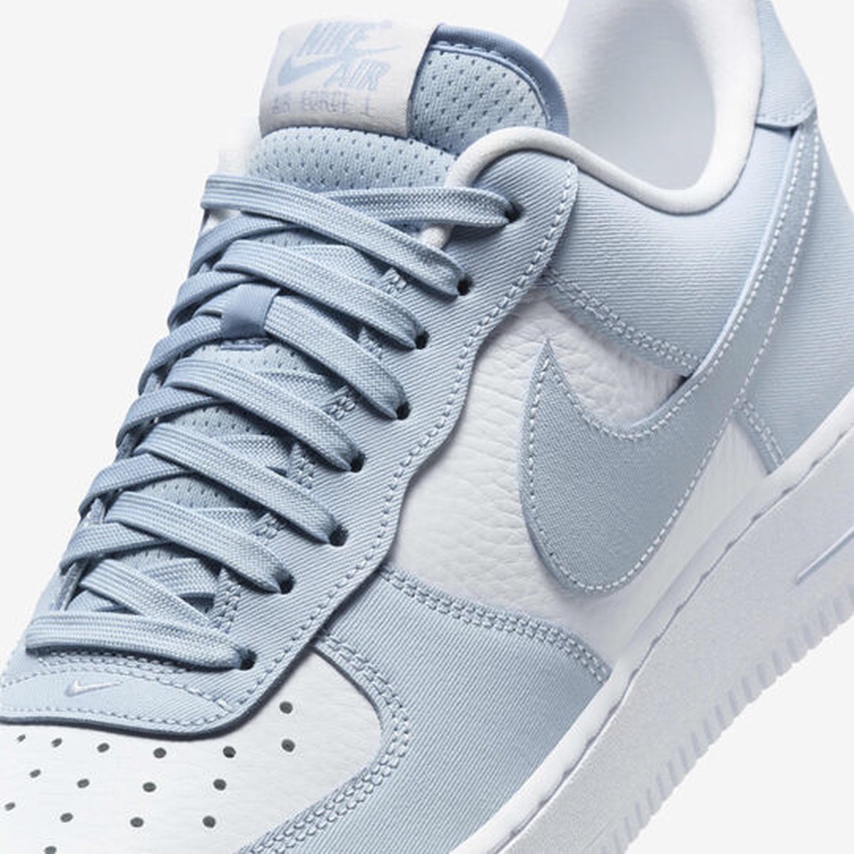 nike air force ones baby blue