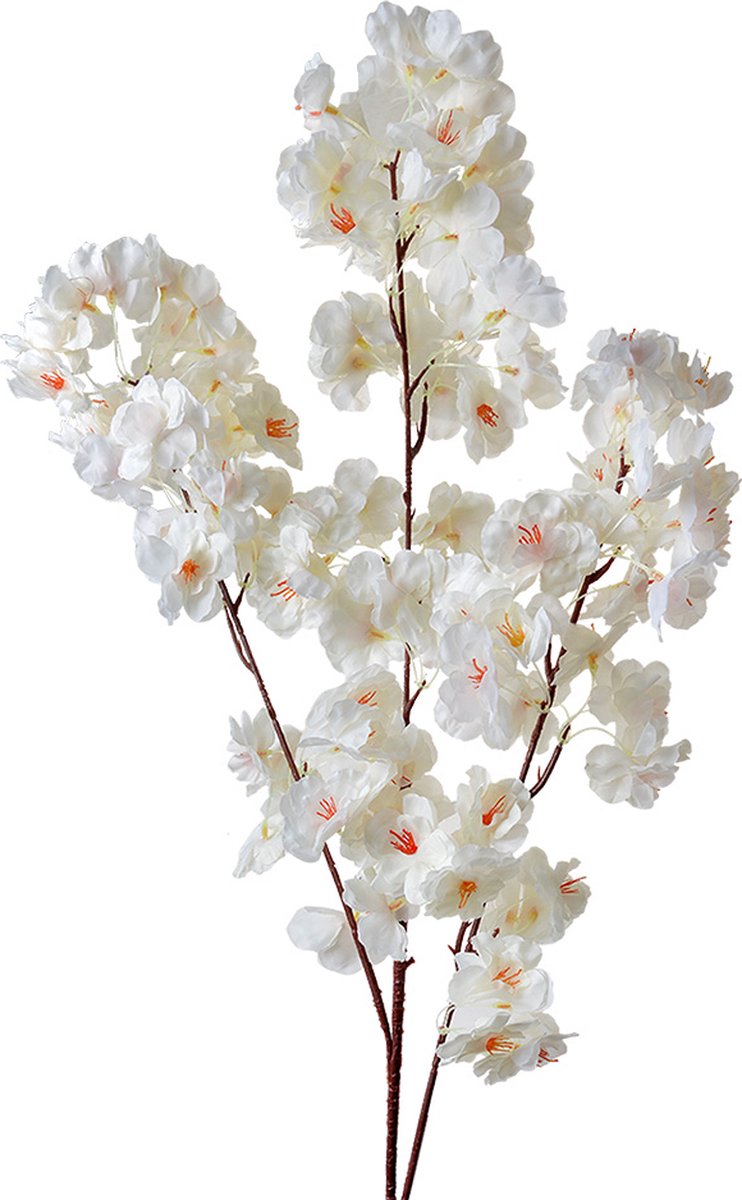 Clayre & Eef Kunstbloem 106 cm Wit Kunststof