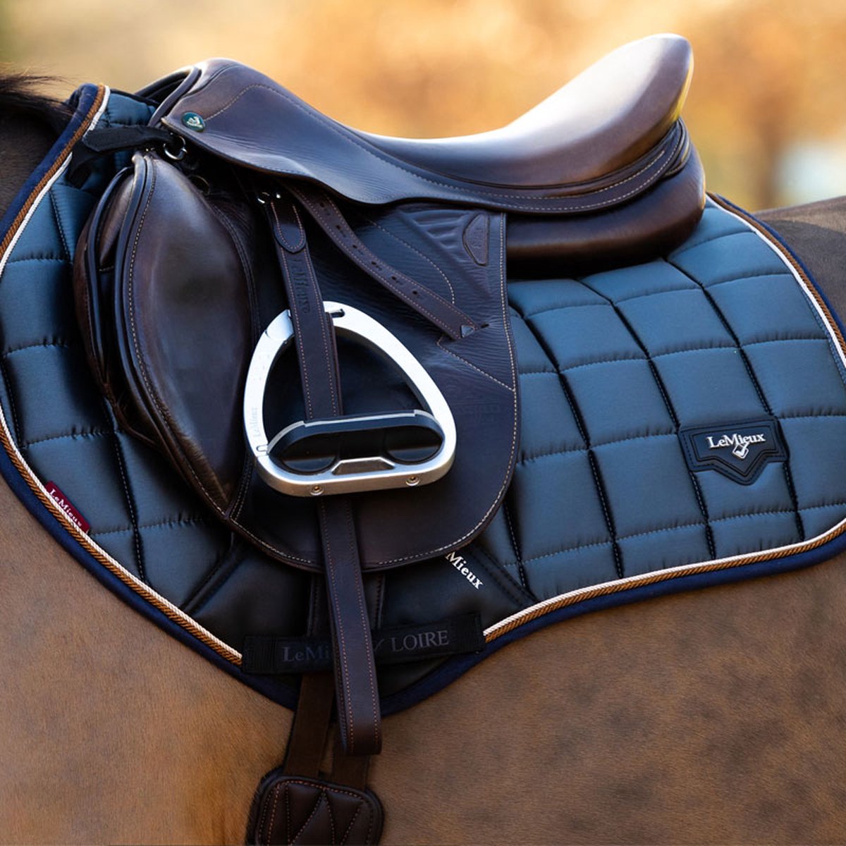 Tapis de selle Loire LeMieux Dressage Turquoise