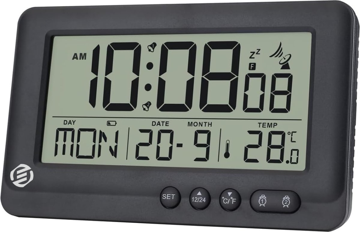 Equivera Wekkerradio Op Netstroom - Klokradio - Wekkerradio - Klokradio Met Wekker - Wekkerradio Dab - Wekker Dab Radio
