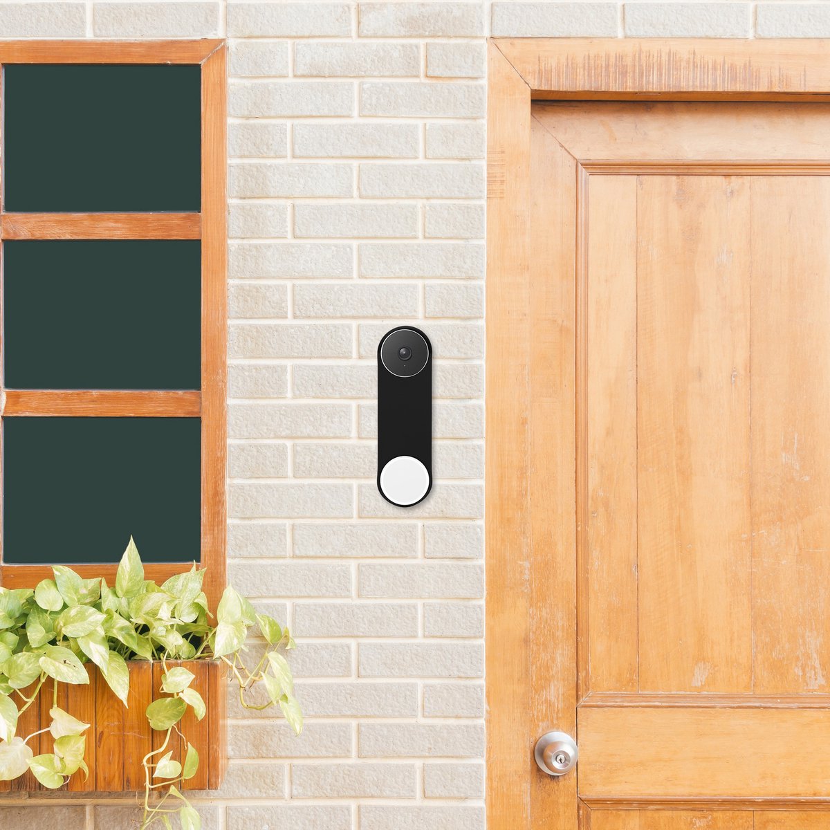 kwmobile hoes voor video deurbel - geschikt voor Google Nest Doorbell - Siliconen case ter bescherming - In zwart – foto 5