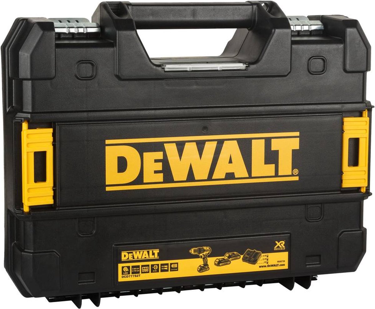 DeWalt DCD777S2T 18V - Compact en precies voor huishoudelijke klussen thumbnail 4