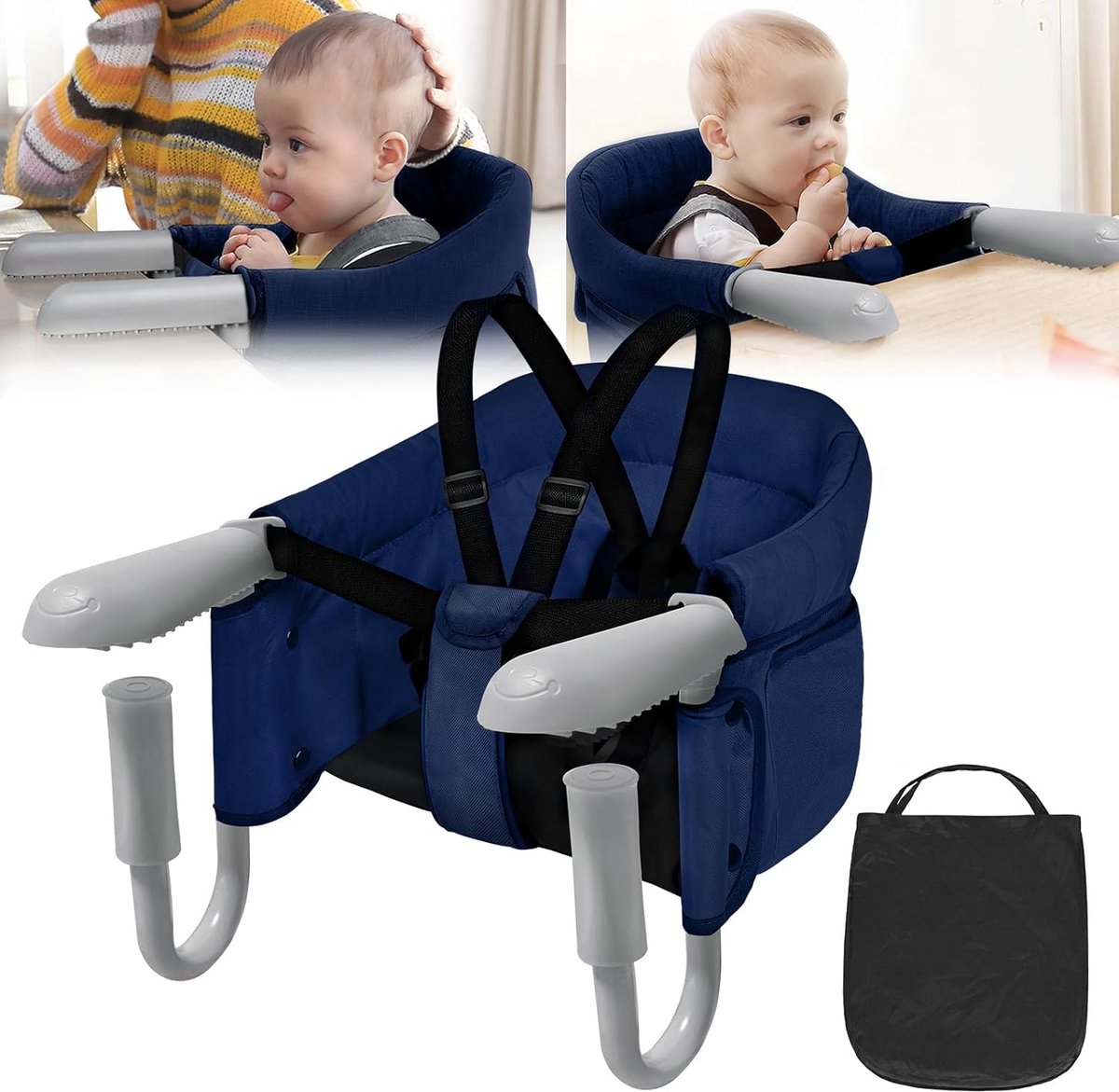 Equivera Babystoel Voor Aan Tafel - Kinderstoel - Babystoel - Baby Eetstoel - Baby Stoeltje Zitten Voor Thuis - Kinderzetel