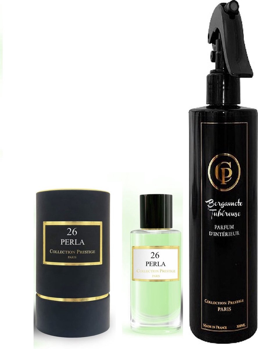 Goedkoopste Collection Prestige Paris No. 26 Perla 50 ml & No. Homespray ( Bergamote Tubereus 300 ml)(50 300