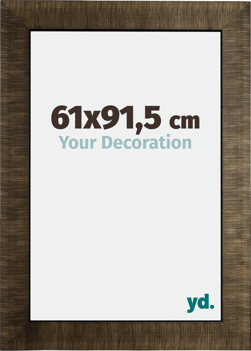 yd. Your Decoration - Fotolijst 61x91,5 cm - Hout - Champagne Geborsteld - Leeds