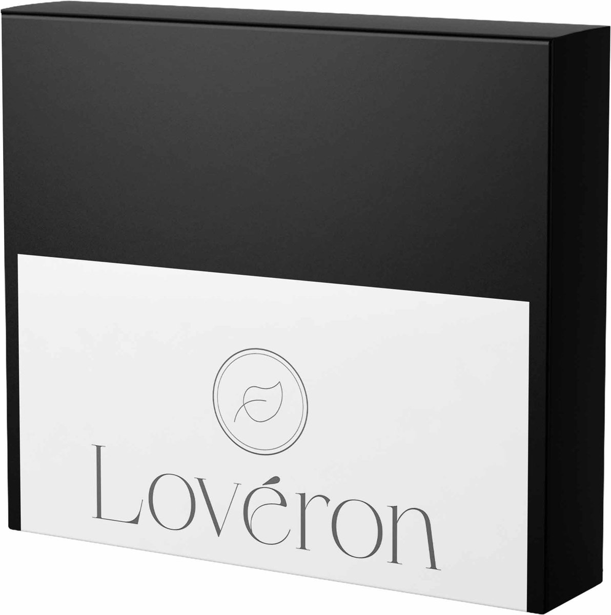 Lovéron kussensloop - Katoen - 2 stuks - 50x50 cm - Zwart