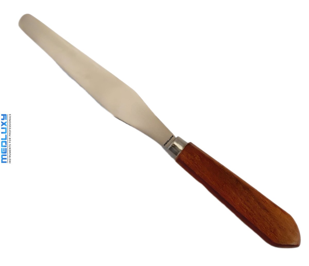 Goedkoopste MEDLUXY® - RVS Hars Wax Creme Spatel - 20 cm - hout handvat (ontharing