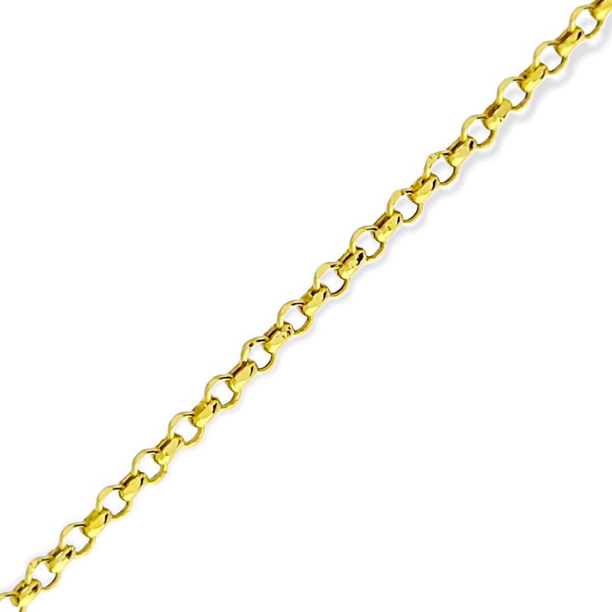 Gouden Ketting Jasseron Schakel 2.5 mm 45 cm 14 karaats