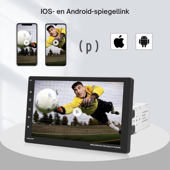 Zenec Z-N965 | 1-DIN Autoradio Met 9 Inch Scherm - Apple Carplay Android Auto Dab Bt
