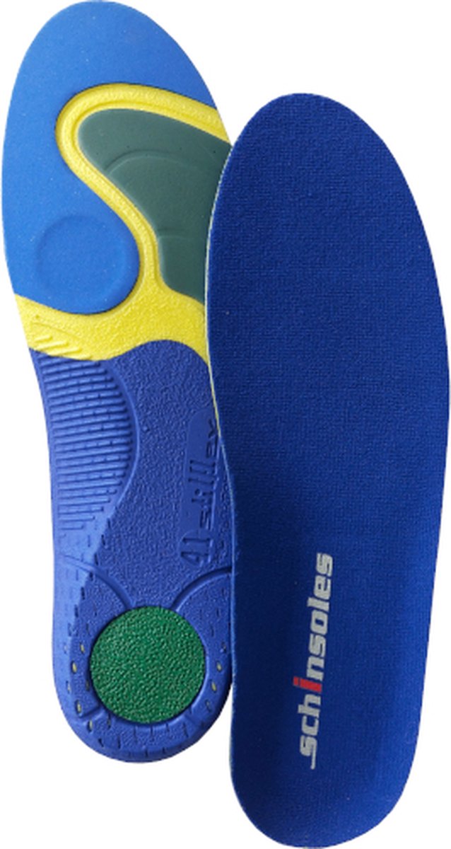 Schinsoles Multisport Inlegzool - Steunzool met Voetbed - Ondersteunt en ontlast de voet - Optimale pasvorm - Maat 47