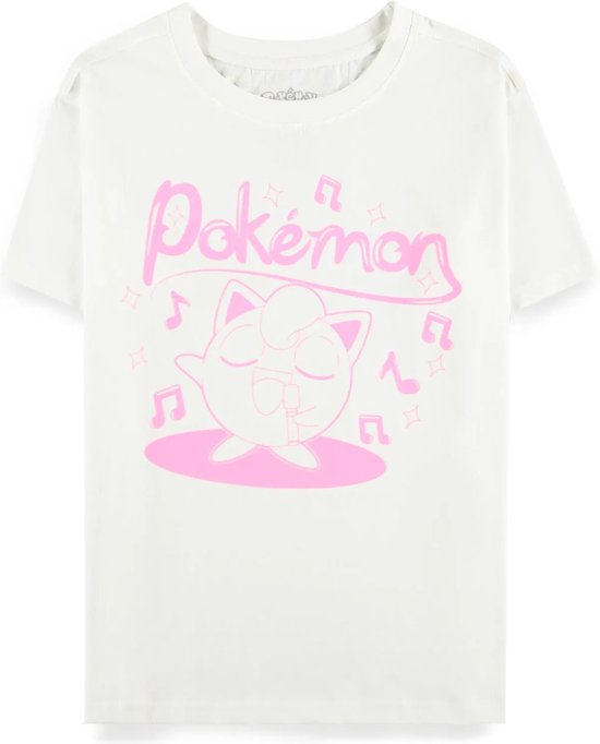 Pokémon - Jigglypuff Sing Dames T-shirt - S - Grijs