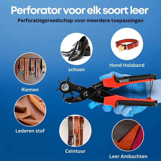 Crop-A-DI POWR Punch Spiraal We R Memory Keepers Crop-A-Dile POWR Punch - Perforator Voor Papier, Karton, Leer En Stof Handperforator Voor Crafting