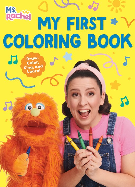 Books by Ms. Rachel- My First Coloring Book (Ms. Rachel) - cover