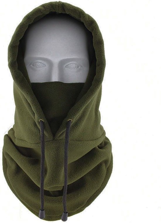 Fleece 3-in-1 Muts - Groen | One size | Polyester | Skimasker / Bivakmuts | Fashion Favorite