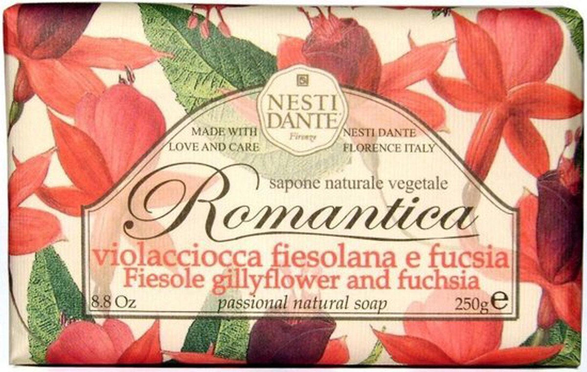 Nesti Dante Romantica Gillyflower & Fuchsia Zeep 250 gr