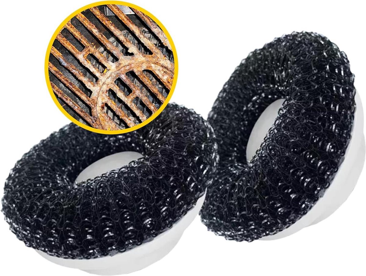 Goedkoopste Stalen Borstelkoppen voor Elektrische Spin Scrubber - 2 Stuks - Krachtige Reinigingsopties schrobber met steel