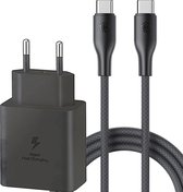 Usb C Snellader - Usb C Oplader - Snellader 45w - Super Snel Laden geschikt voor Samsung - Usb C Adapter met Oplaadkabel 3 Meter