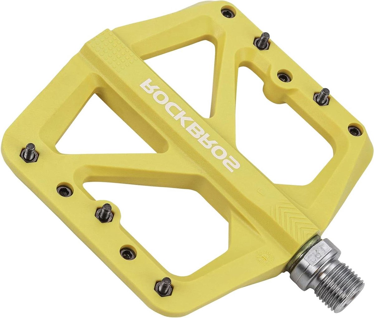 Fietspedalen 9/16" Nylon Platte Pedalen voor Mountainbike Racefiets met 3 Afgedichte Lagers Antislip