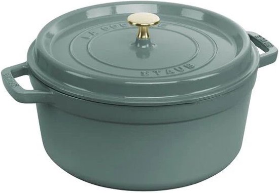 Staub - La Cocotte Braadpaan 28 cm - Eucalyptus