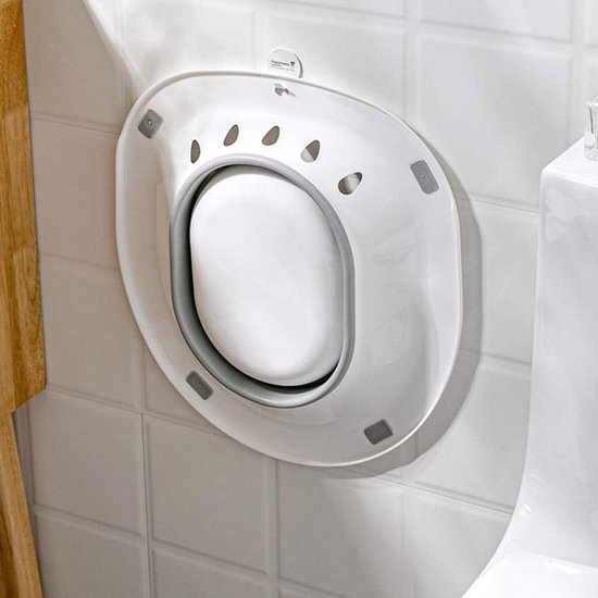 Opvouwbaar zitbad voor toilet - Verlichting van toiletaambeien en postpartale wonden — afbeelding 4