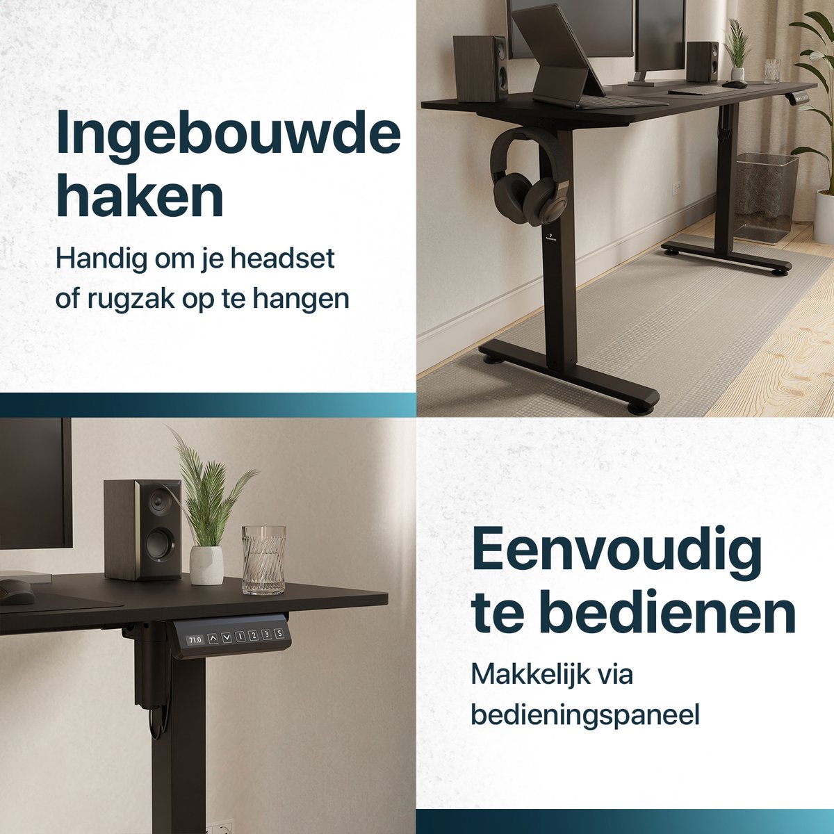 Flowsense Flowsense Zit Sta Bureau 140x60 - afbeelding 5