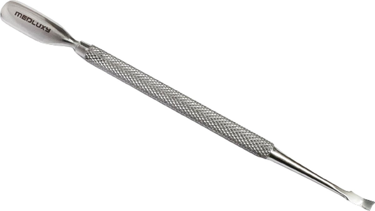 Goedkoopste MEDLUXY® - Bokkepootje - RVS - 13 cm [cuticle pusher, Nagelriemduwer, bokkenpootje]