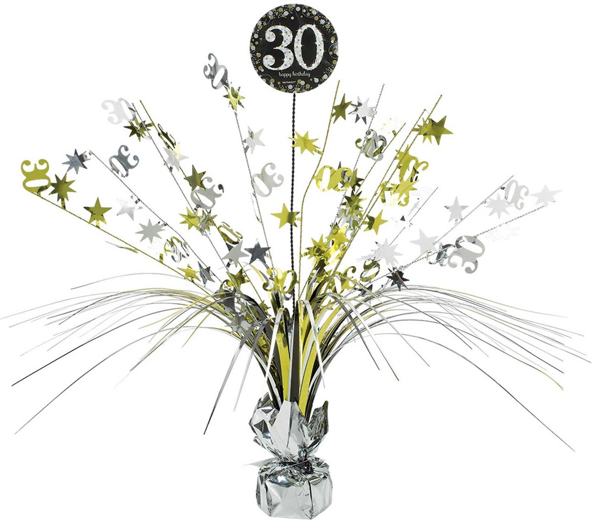 Amscan by Riethmuller - Riethmüller - Letterslinger Confetti Verjaardag 80 jaar (1.80 m)