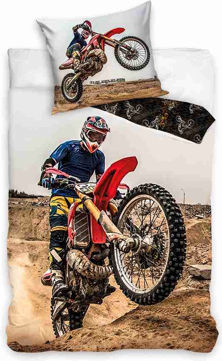 AOXHFNV 3D Motorfiets-dekbedovertrek, motorcross-beddengoedset, motor-racedekbedovertrek met kussensloop, voor tiener-extreme sporten (135 x 200 cm, groen AOXHFNV 3D Motorfiets-dekbedovertrek, motorcross-beddengoedset, motor-racedekbedovertrek met kussensloop, voor tiener-extreme sporten (135 x 200 cm, groen