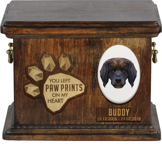 Marcador De Sepultura Para Cães Dog Pawprint Memorial Stone  Jm