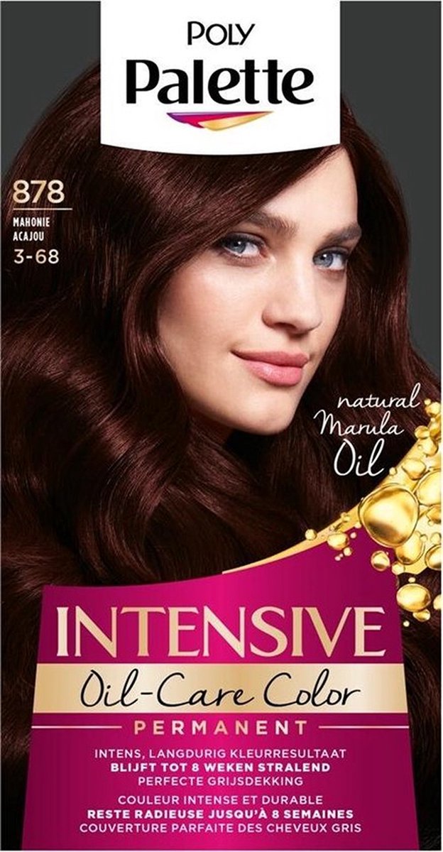 Schwarzkopf Poly Palette - Haarverf - 878 - Mahonie - 115ml x 12