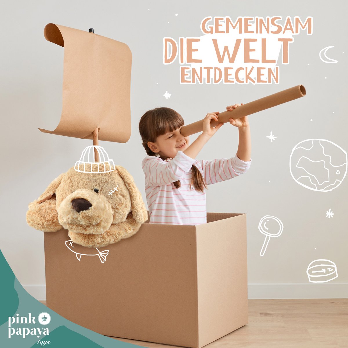 Pink Papaya Grote Knuffel Hond Lucy, 100 cm XXL Pluche Hond in lichtbruin â€“ Knuffelbeer XXL Teddybeer Speelgoed om van te Houden — afbeelding 6