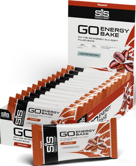 GO Energy Bake (12x50g) Tiramisu — afbeelding 5