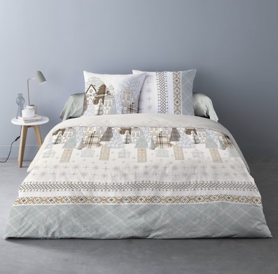 Better Nights Welo - dekbedovertrek flanelle - 240x220cm - 2 taies d'oreiller 65x65 - flanelle - hiver