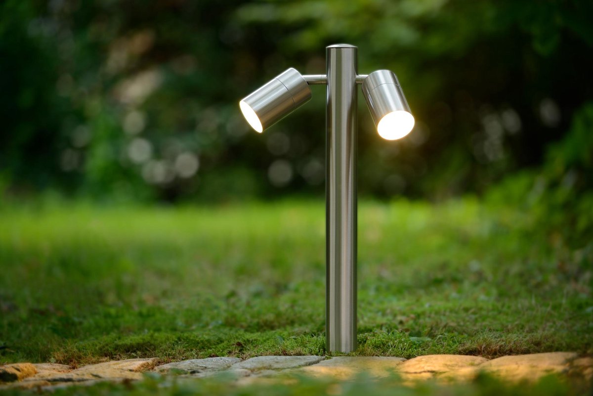 Lucide Arne-LED - Sokkellamp - Ø 6,3 cm - LED - GU10 - 2x5W 2700K