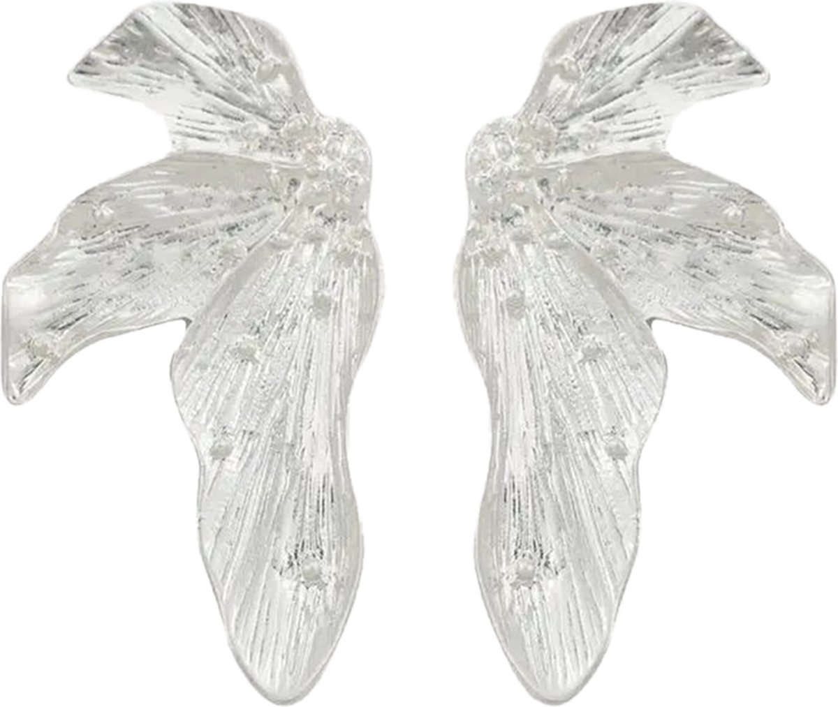 Margot Bardot Amara Oorbellen Silver- Statement Oorbellen