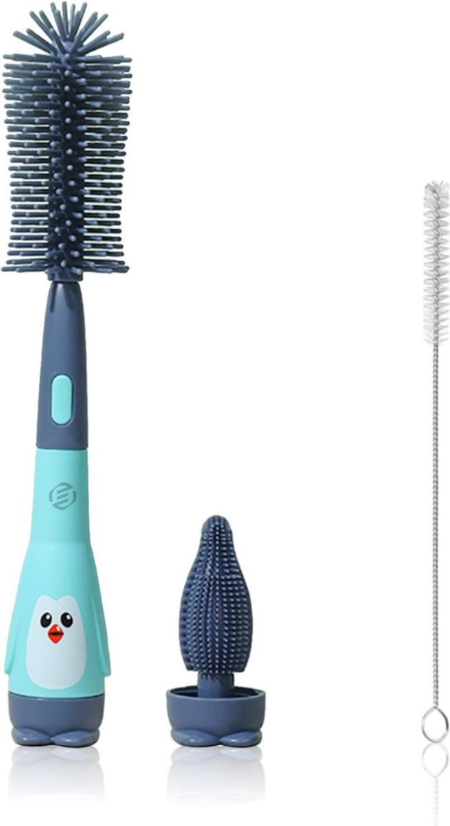 Goedkoopste Equivera Flessenborstel - Flessenborstel Baby - Flessenreiniger - Flessen Borstel - Flesvoedingaccessoires - Babyaccessoires