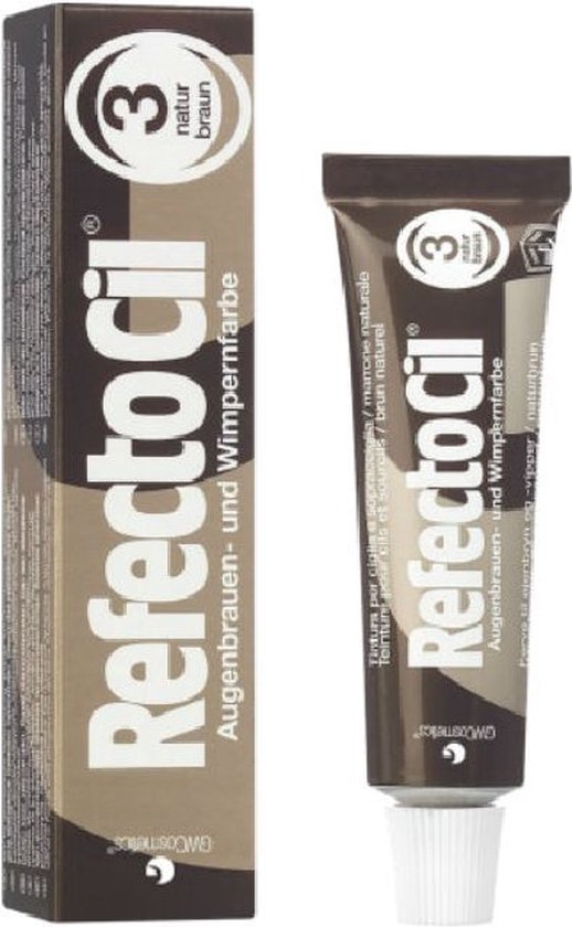 RefectoCil Wenkbrauw- en Wimperverf - Nr. 3 Bruin - 15 ml
