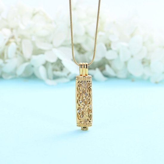 Medaillon Ketting Geheime Boodschap – Mijn Mantra