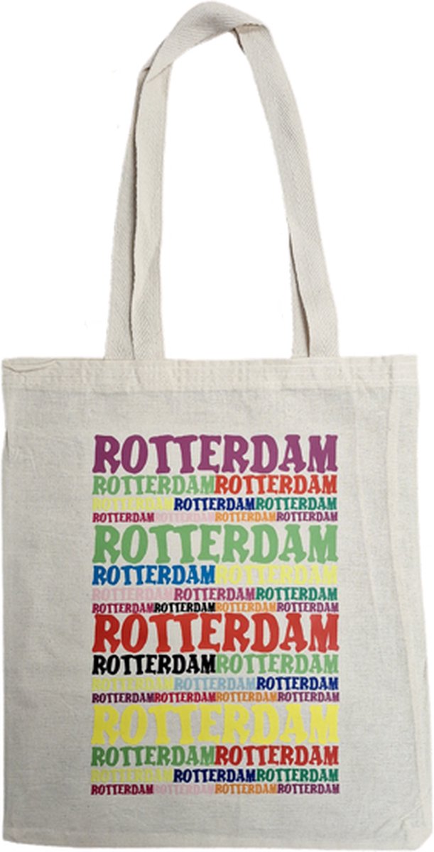 Canvas tas - Rotterdam tekst - katoenen tas - schoudertas dames - tassen dames - schoudertassen