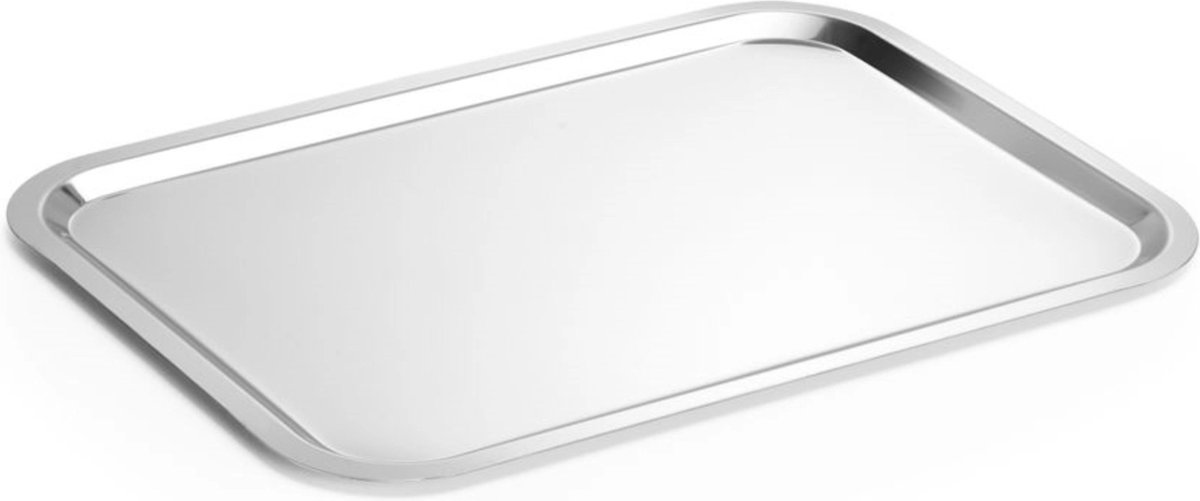 APS Gekoelde tray – roestvast staal – 395x283 mm – geprofileerde rand