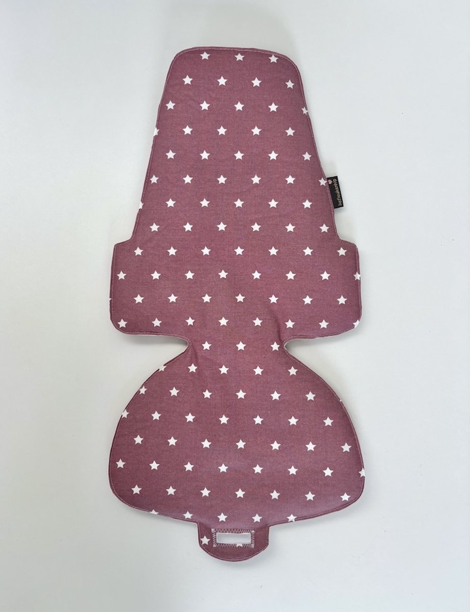Kussen inlay vintage pink stars voor de bobike maxi fietsstoel - old pink stars - waterafstotend - bobike maxi - fietsaccessoires