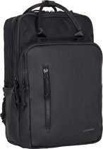 Outplea 15,6 laptoprugzak heren dames, 20L schoolrugzak tieners jongens, reisrugzak klein & modieus, schooltas, werkrugzak voor business, zwart, 20l, Totetas