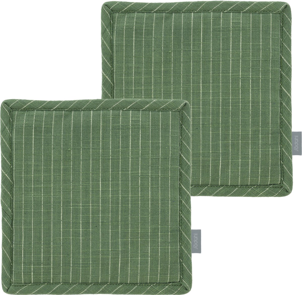Södahl organic Line Pannenlappen 20 x 20 cm 2 stuks Green