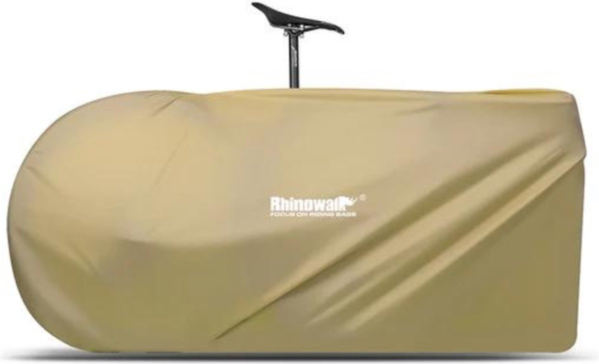 Rhinowalk - Waterdichte Fietshoes met Draagriem - Fietsdraagtas - 169x93cm - Inclusief Opbergzak - Kaki