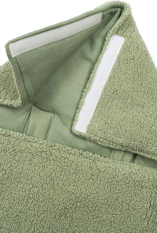 Meyco Baby Teddy voetenzak - olive green - 40x82cm van Meyco Baby — afbeelding 2