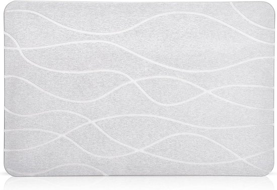 Della Premium stenen badmat - super absorberende diatomeeënaarde douchemat - sneldrogende badsteen voor badkamervloer - moderne diatomeeënaarde badmat, waterabsorberende droogmat (houtskoolgrijs Della Premium stenen badmat - super absorberende diatomeeënaarde douchemat - sneldrogende badsteen voor badkamervloer - moderne diatomeeënaarde badmat, waterabsorberende droogmat (houtskoolgrijs