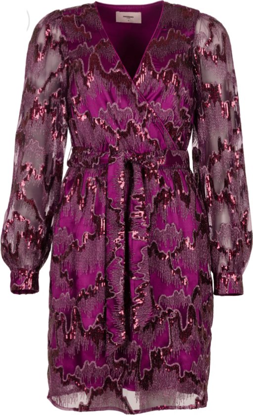 Freebird Dieke Robes Femme - Robe - Rok - Robe - Violet - Taille L