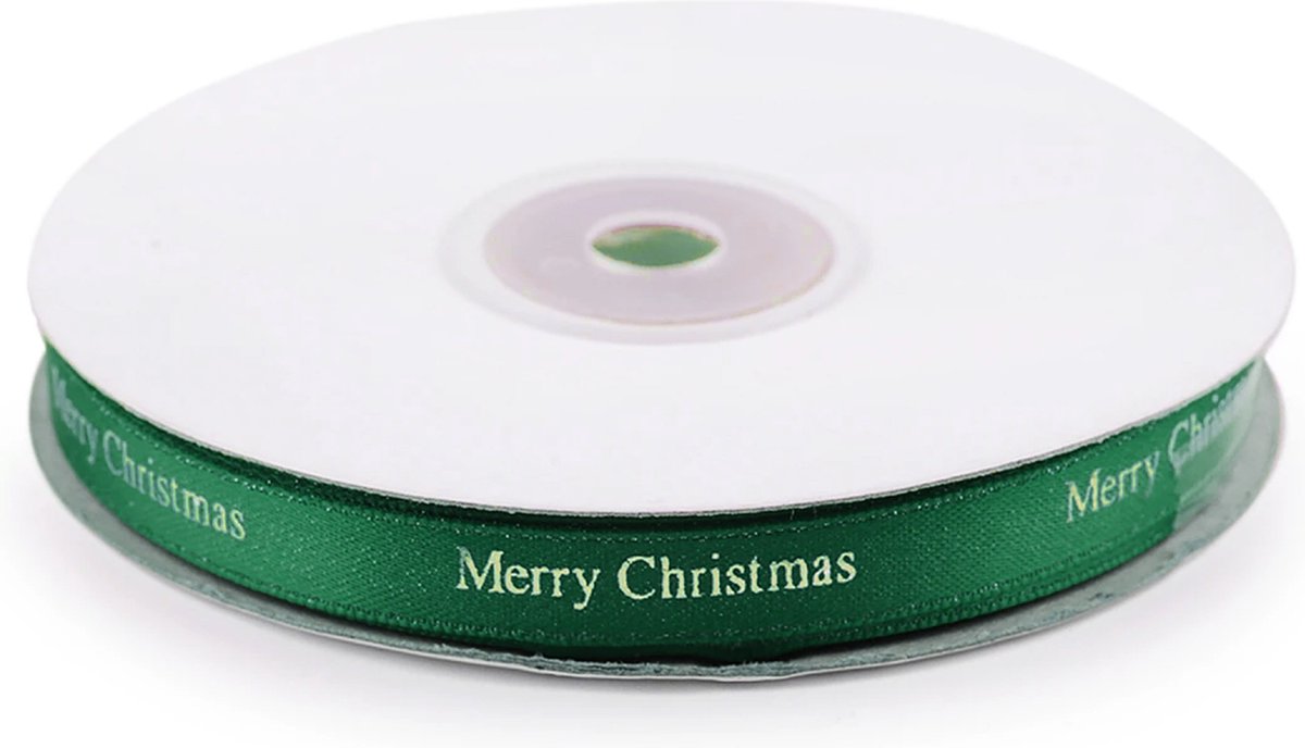 Weihnachten Satinband Merry Christmas Breite 9 mm