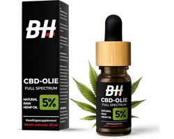 CBD Olie - 5% CBD - Hennep Olie 10 ml - Full Spectrum - Natuurlijk Extract