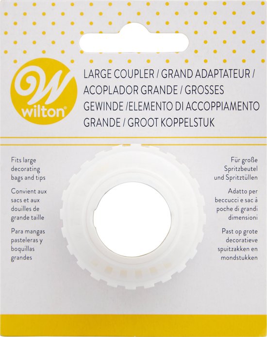 Foto: Wilton grote adapter coupler voor wilton spuitmondjes taart decoratie